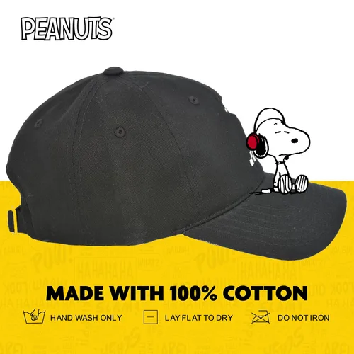 Miniatura 6 de Concept One Peanuts Snoopy Dad - Gorra de béisbol para adultos con ala curvada