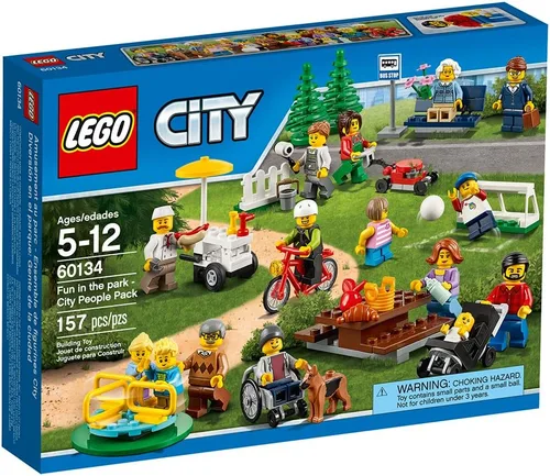 Miniatura 6 de Juego de construcción de LEGO City, diversión en el parque, pack con personas de la ciudad, 60134, 1 unidad