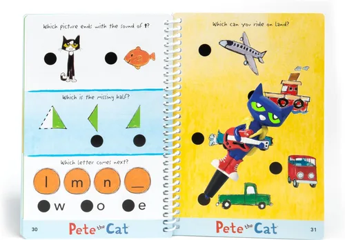 Miniatura 3 de Educational Insights Hot Dots Jr. Pete the Cat - Juego de rocas preescolares con bolígrafo interactivo incluido, más de 200 lecciones de múltiples