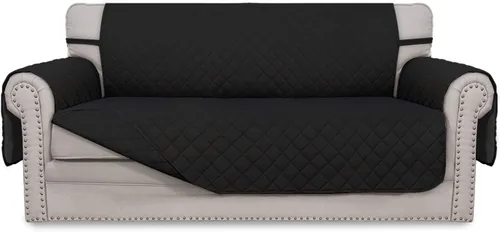 Miniatura 200 de Easy-Going - Funda para sofá, futón y sillón sin reposabrazos, reversible, resistente al agua, para mascotas y niños (azul oscuro/azul claro)