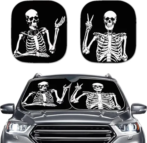 Miniatura 33 de Parasoles personalizados para parabrisas de automóvil, añade tu propia foto, juego de 2 parasoles para parabrisas de automóvil, ajuste universal