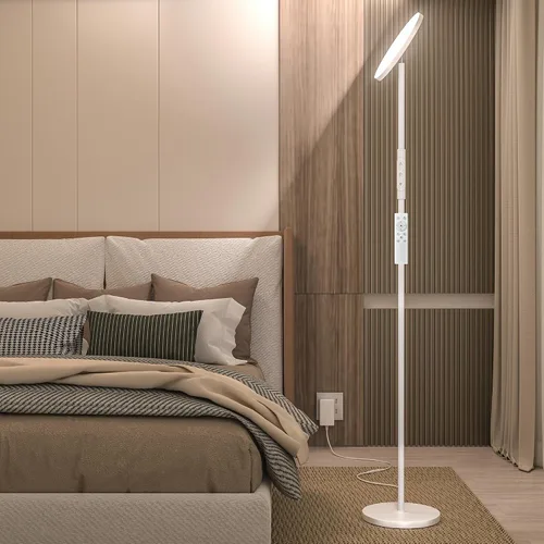 Miniatura 3 de Lámpara de pie LED, lámpara de pie brillante de 3600 lúmenes, equivalente a 350 W, con atenuación continua de 2700 K-6500 K, lámpara moderna