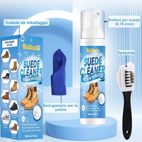 Miniatura 8 de Suede Shoe Cleaner, Suede Cleaner,Nubuck Cleaner, Shoe Cleaner Removes Dirt & Stain for Suede Nubuck Leather Boot