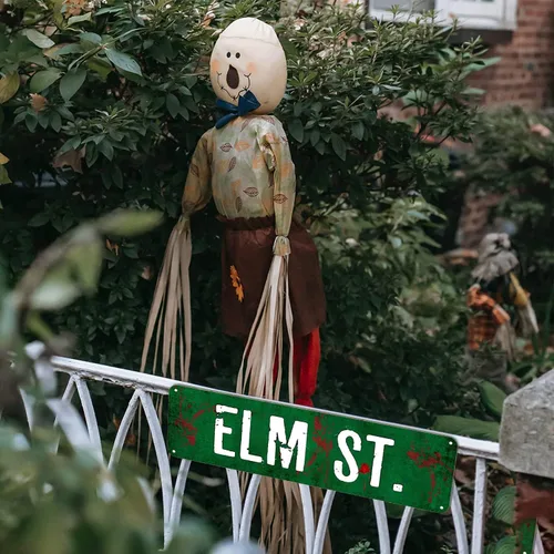 Miniatura 6 de Elm St Street - Placa de metal rústica para decoración de pared (4 x 16 pulgadas)