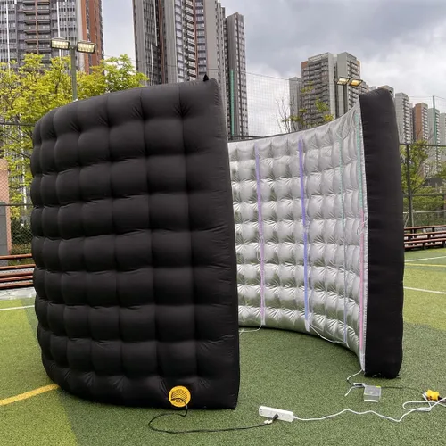 Miniatura 5 de Cabina de fotos inflable 360 con 24 piezas de tubo de luz LED y ventilador de aire para cabina de fotos telón de fondo para fiesta, boda, cumpleaños
