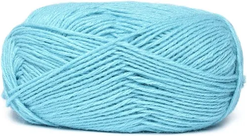 Miniatura 2 de Mezcla de lana de alpaca, 1 madeja de 3.53 onzas, peso peinado, celestial, suave y perfecto para tejer y tejer a ganchillo (aguamarina, peso peinado)