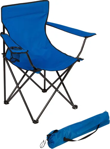 Miniatura 10 de Trademark Innovations Silla plegable de campamento de playa para exteriores, 18 pulgadas de largo x 31 pulgadas de ancho x 32 pulgadas de alto, rojo
