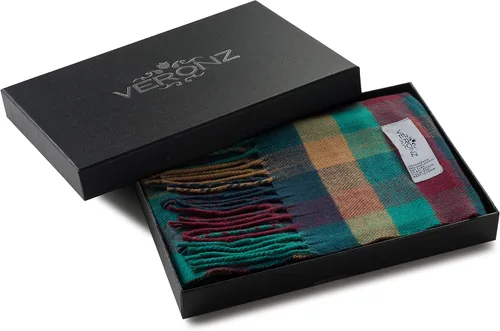 Miniatura 46 de Veronz - Bufanda clásica de invierno muy suave de aspecto lujoso y sensación de cachemira con caja de regalo
