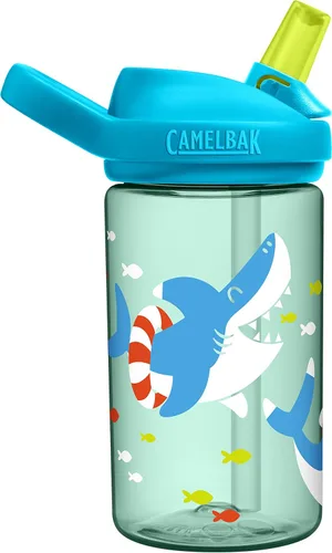 Miniatura 24 de CamelBak Eddy+ Kids Water Bottle with Bite Valve Straw, Leak‑Resistant Easy‑Sip Design for Everyday Hydration, 14oz Kids Animales de la selva