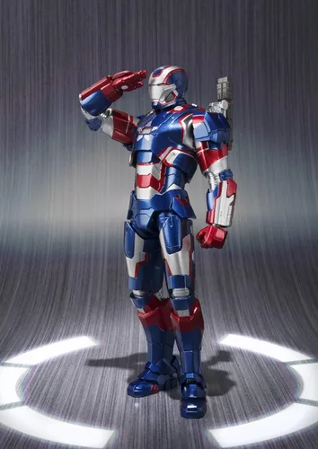 Miniatura 4 de TAMASHII NATIONS Bandai S.H. Figuarts Iron Patriot Iron Man 3 Figura de acción
