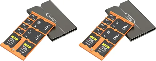 Miniatura 8 de SMALLRIG Funda para Tarjetas de Memoria Soporte Anti-Choque Anti-Caída y Arañazos Adecuada para Tarjetas SD/Micro SD/SIM para Entusiastas