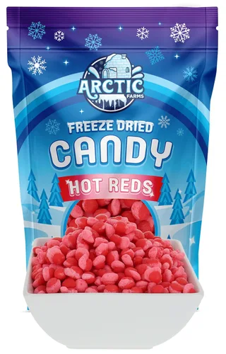 Miniatura 5 de Arctic Farms Caramelos liofilizados Hot Reds Cinnamon Fire Candies (Canela, 3oz)