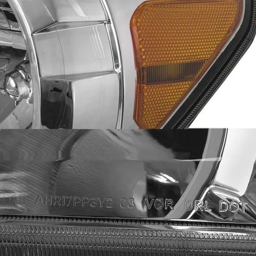 Miniatura 5 de AKKON - Compatible con Toyota Tundra 2007-2013 + 2008-2017 Sequoia. Juego de faros delanteros estilo OE