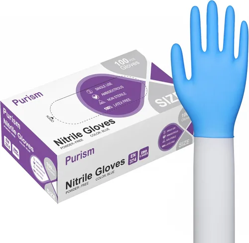 Guantes de nitrilo Daddy's Choice, 100 unidades, 1000 unidades, desechables, color azul, tallas S/M/L/XL, sin látex, sin polvo