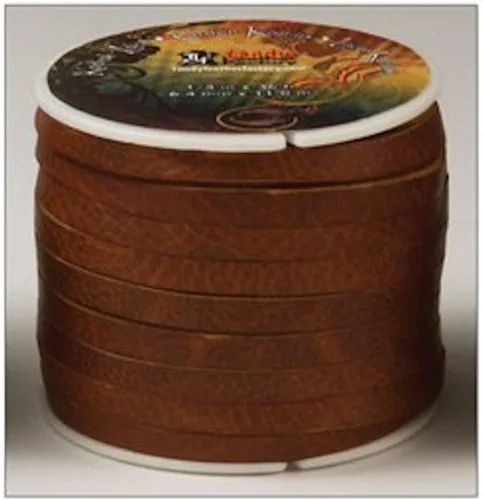 Miniatura 3 de Tandy Leather Kodiak Lace – Cordón de artesanía curtido al aceite resistente para equipos de rancho y reparaciones – Cordón de cuero para proyectos