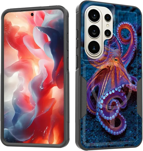 Miniatura 75 de Funda magnética para Galaxy A16 5G, [compatible con MagSafe] [protección contra caídas de grado militar] Funda resistente a prueba de golpes