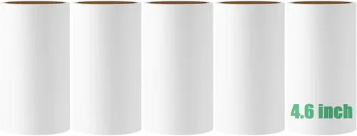 Recambios de rodillo gigante de pelusa de 4.6 pulgadas compatible con rodillos de pelusa gigantes Evercare y rodillo de pelusa con mango en T,
