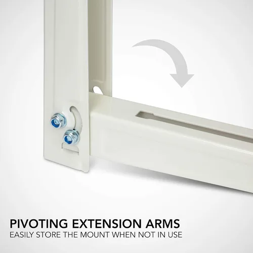 Miniatura 6 de Ivation Soporte de montaje de aire acondicionado dividido para exteriores, soporte universal de CA de montaje en pared resistente con hardware