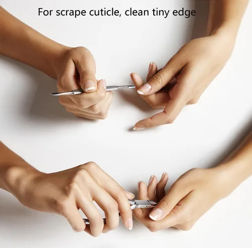 Miniatura 2 de Kit de herramientas para el cuidado de uñas, juego de 14 limas de uñas, bloque de amortiguador, esponja pulida, pinza de cutícula y empujador