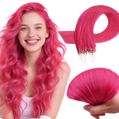 Miniatura 36 de RUNATURE Extensiones de cabello humano con punta en I Tip de 18 pulgadas, extensiones de cabello natural Remy para mujer, extensiones de cabello