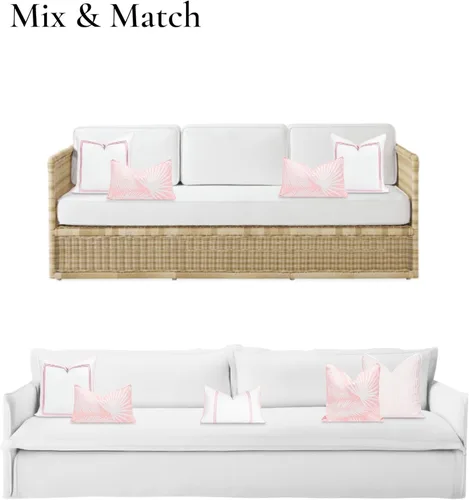 Miniatura 4 de Hofdeco Premium Coastal Patio - Funda de almohada lumbar para interiores y exteriores, 12 x 20 pulgadas, repelente al agua para patio trasero, sofá