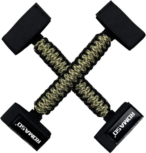 Miniatura 9 de Asas de agarre de barra antivuelco UTV para Polaris RZR Can Am, UTV para barra enrollable de 1.75 a 2 pulgadas, empuñaduras de agarre para pasajeros