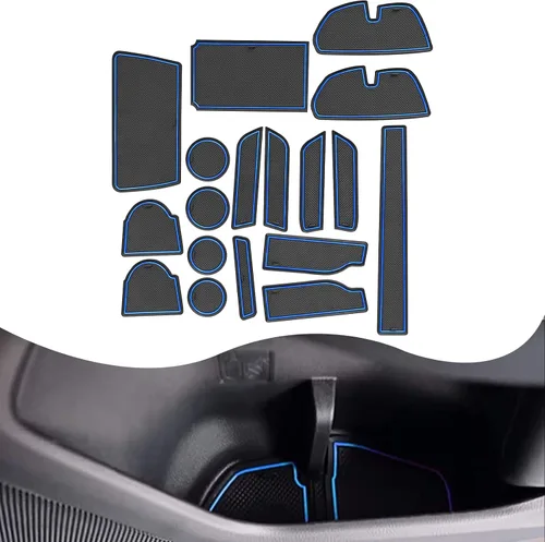Miniatura 11 de YEE PIN Para Subaru Crosstrek STARLINK 2024 Tapete de consola Crosstrek Guantera Crosstrek 2024 Crosstrek Cup Mats 2024 STARLINK Inserts Liners