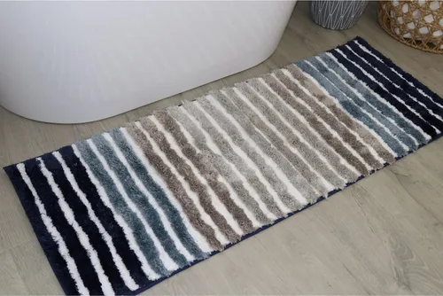 Miniatura 36 de Funda de microfibra suave para tapa de inodoro, lavable a máquina, 18 x 18 pulgadas, parte trasera de goma, se adapta a la mayoría de tapas