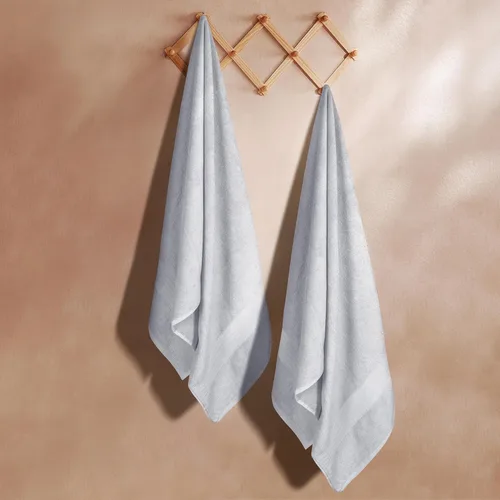 Miniatura 3 de GLAMBURG Sábanas de Baño de Algodón Premium Extragrandes Paquete de 2, 35x70 - 100% Algodón Puro - Ideal para Uso Diario - Ultra Suave y Altamente