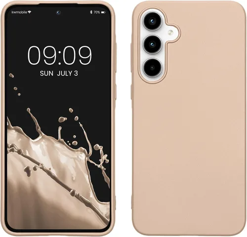 Miniatura 107 de kwmobile Funda compatible con Samsung Galaxy A23 4G / 5G - Funda de silicona TPU metálica suave y delgada - Rojo oscuro metálico