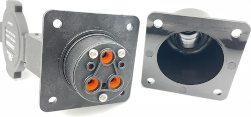 Miniatura 3 de SAE J1772 Tipo 1 Entrada de zócalo para Cargadores de Nivel 1 y Nivel 2 de J1772 Lado de Vehículo EV Conector Socket 16A/32A/50A