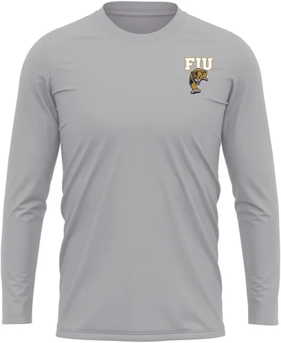 Miniatura 252 de Camisa deportiva de manga larga oficial de la NCAA Collegiate para hombre, con logotipo en el pecho izquierdo, colección Athletic Heather