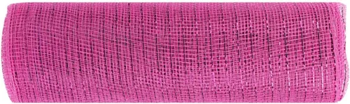 Miniatura 38 de YYCRAFT cinta metálica de malla de poliéster para decoración y manualidades, 10 yardas Rosa