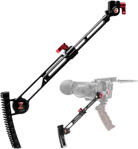 Zacuto Stock de hombro | Estabilizador ajustable, estabilizador de teléfono con agarre ligero y versátil | Accesorio para teléfono inteligente de