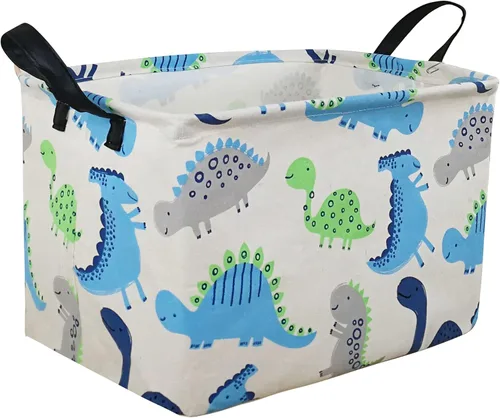 Miniatura 11 de MAIZMZ Cesta de almacenamiento rectangular vacía, organizador de almacenamiento impermeable de béisbol, cestas plegables con asas para mujeres