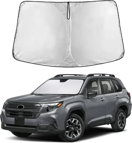 Miniatura 150 de Econour Parasol para parabrisas compatible con Honda Civic 2016-2021, protector de parasol plegable para ventana, bloquea los rayos UV y mantiene tu