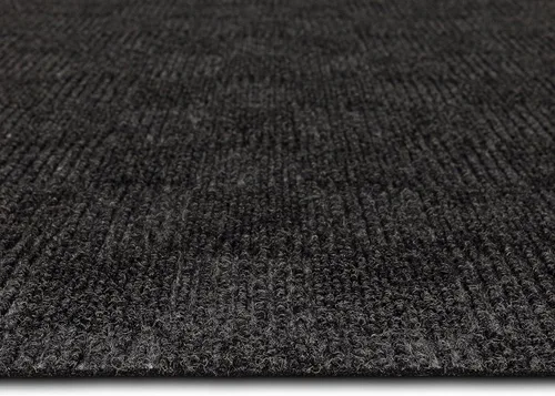 Miniatura 9 de Mohawk Home Baldosa de alfombra de 24" x 24" para interiores/exteriores, altura de pelo de 0.25", despegar y pegar, poliéster negro, (15 baldosas)