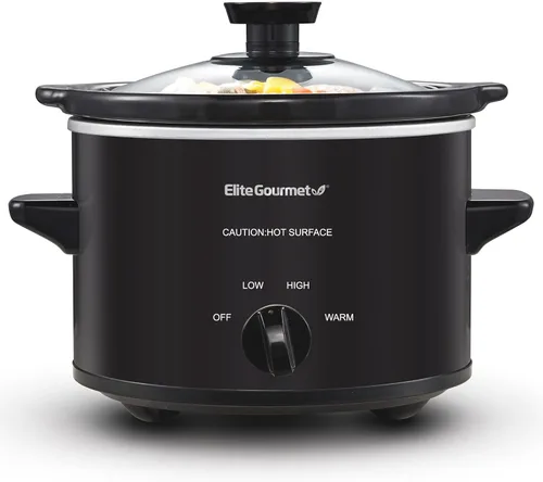 Miniatura 15 de Elite Gourmet MST-275XS - Olla eléctrica de cocción lenta ovalada, temperatura ajustable, para preparar entradas, salsas y guisos, con tapa de Acero