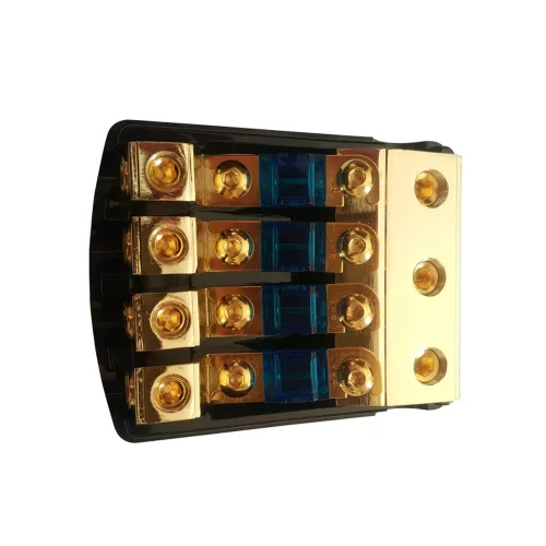 Miniatura 7 de Portafusibles Mini-ANL Bloque de distribución automática de fusibles de alta fidelidad, 60 amperios, 12 V, soporte fusible, calibre 0, 2, 4
