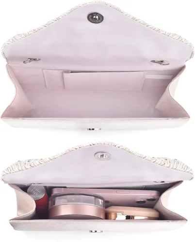 Miniatura 6 de TINDTOP Bolsos de mano de noche para mujer, bolsos de mano para boda, fiesta, cóctel, graduación, bolsa cruzada de hombro tipo sobre for Formal