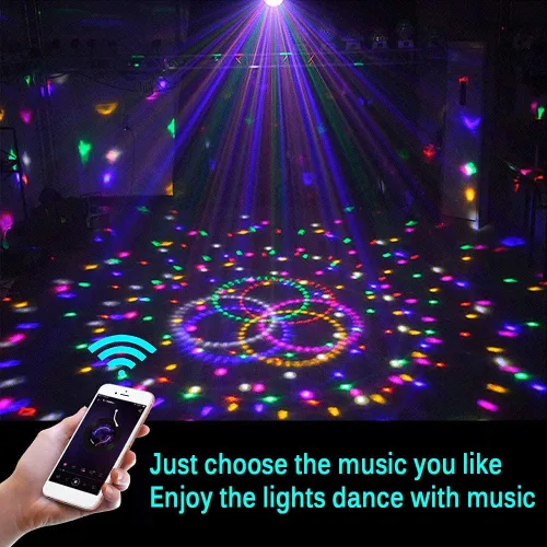 Miniatura 4 de Luces LED para trampolín con música, 9 colores, control remoto - Sincroniza hasta 16 pies, 15 pies, 14 pies, 12 pies, 10 pies, accesorios