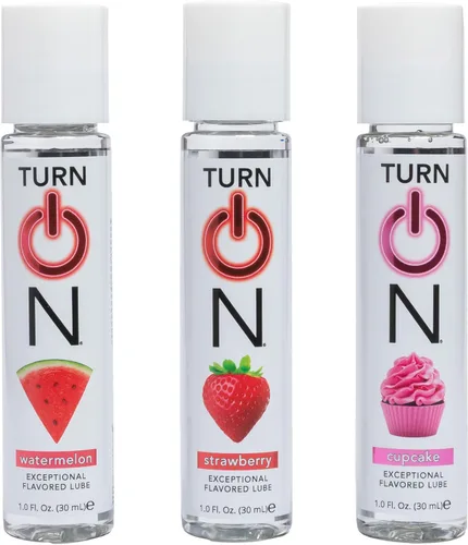 Miniatura 6 de Turn On Surtido Sampler - Paquete de 3 lubricantes esenciales de silicona, a base de agua e híbridos para hombres, mujeres y parejas, sin parabenos