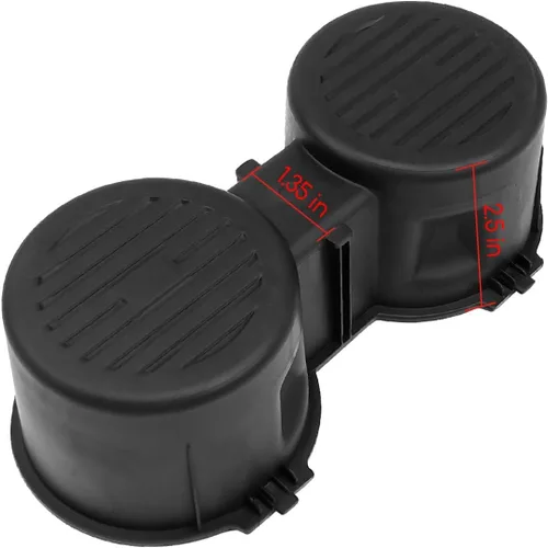 Miniatura 6 de Insertos para portavasos de goma para consola de automóvil con capacidad para 2 tazas, apto para Ford F-150 XLT XL Lariat solo 2015-2017, apto