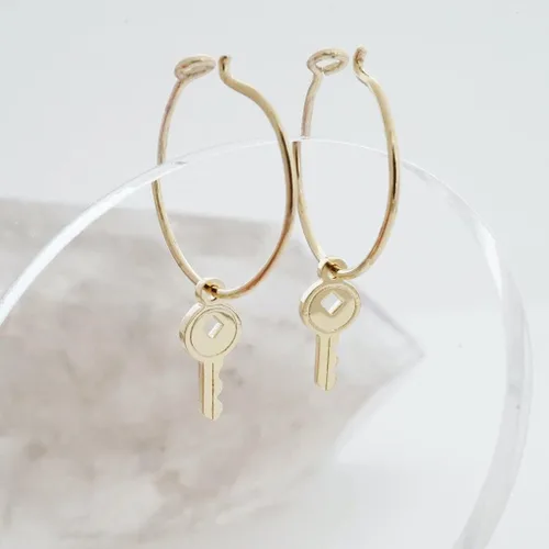Miniatura 4 de HONEYCAT Magic Charm - Aros para llaves en placa de oro de 18 quilates, placa de oro rosa de 18 quilates o placa de rodio plateado