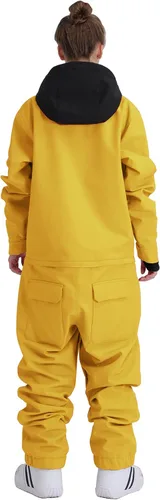 Miniatura 2 de GSOU SNOW Traje de esquí de una pieza impermeable a prueba de viento, traje de nieve aislado para deportes de nieve para hombres y mujeres