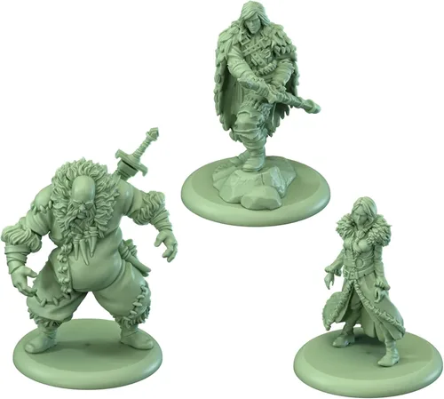 Miniatura 5 de CMON A Song of Ice and Fire - Juego de miniaturas de mesa Free Folk Heroes III - Campeones del Norte salvaje, juego de estrategia para adultos