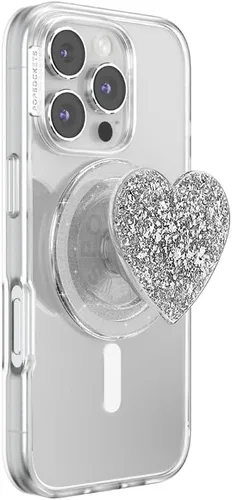 Miniatura 10 de PopSockets - Agarre para teléfono con soporte expandible, agarre adhesivo, purpurina PopGrip - Star Fire