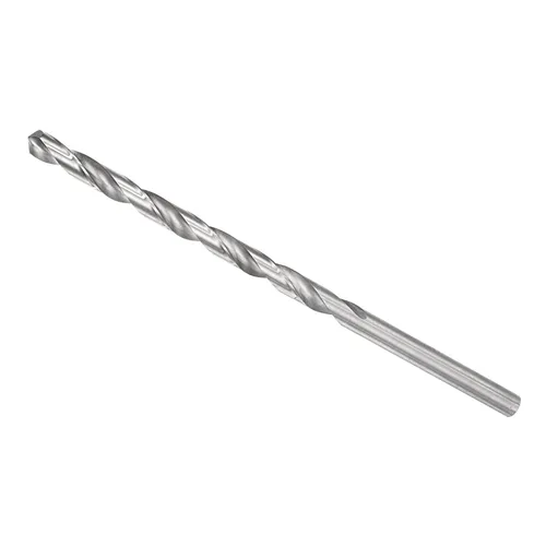 Miniatura 35 de Broca helicoidal extra larga, 0.276 in de diámetro de taladro 9.843 in de longitud total, broca helicoidal de acero de alta velocidad