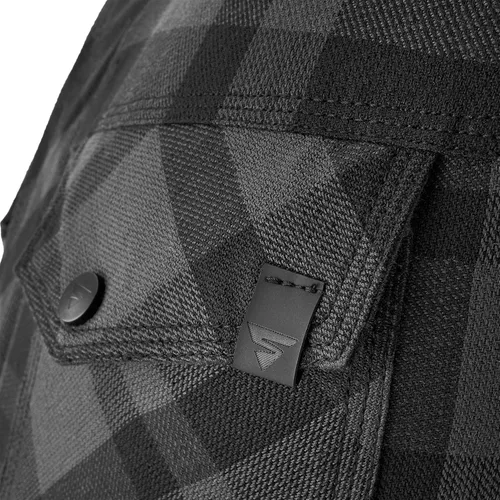 Miniatura 15 de SHIMA RENEGADE MEN 2 Camisa de motocicleta para hombre – Chaqueta de franela de motociclista a cuadros blindados con fibra QL – Aramida y capa