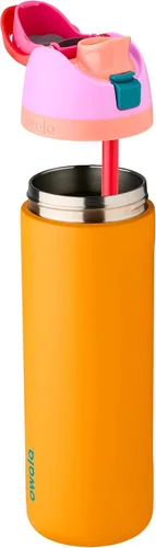 Miniatura 2 de Owala FreeSip - Botella de agua aislada de acero inoxidable con popote para deportes, viajes y escuela, botella de agua deportiva sin BPA, 24 onzas